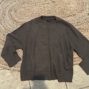 BROWN/GREY CASHMERE SWEATER